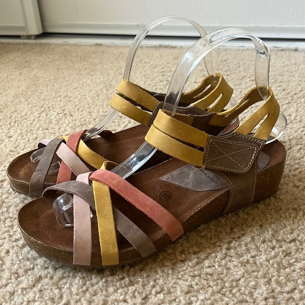 Inter-Bios Multi Color Made in Spain leather sandals